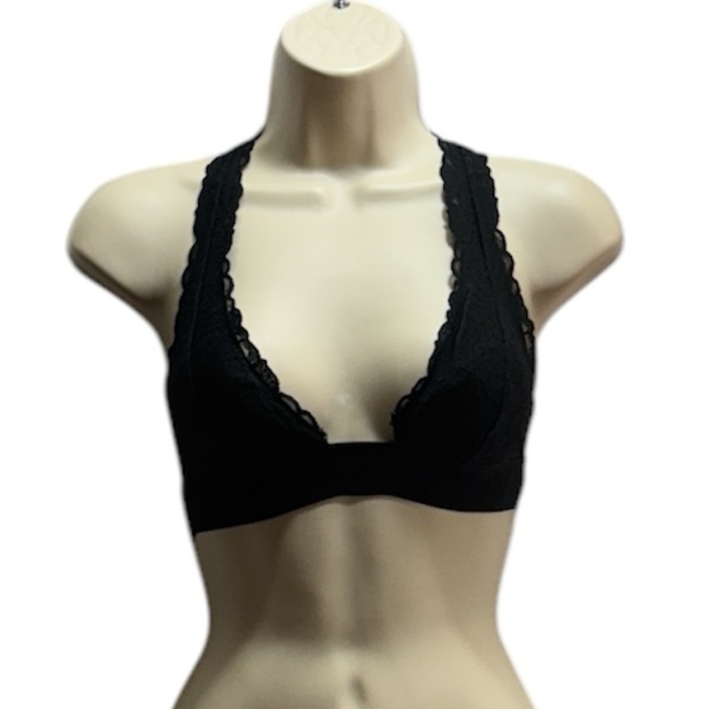 PINK Victoria's Secret Racerback Sexy Tee Blossom Wireless Lace Bralette Size XS